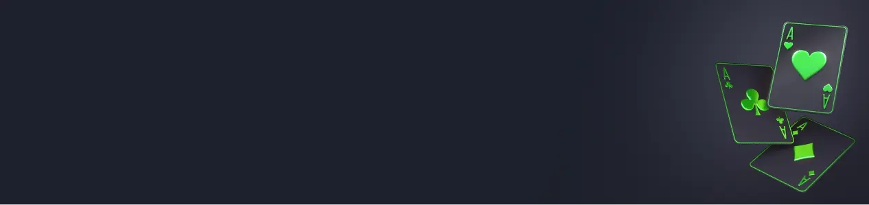LuckyWave casino header with playing cards